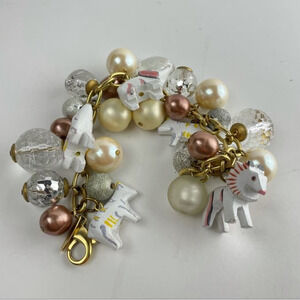 Anthropologie Lenora Dame Elephant Animal Bracelet